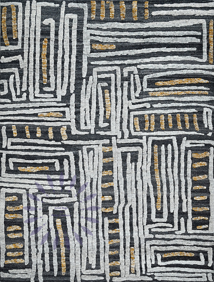 Handmade Moroccan wool rug