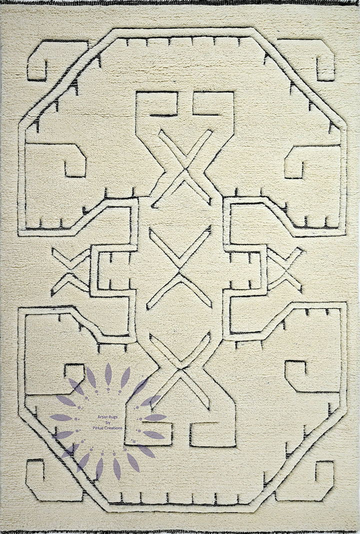 Hand tufted custom wool rug