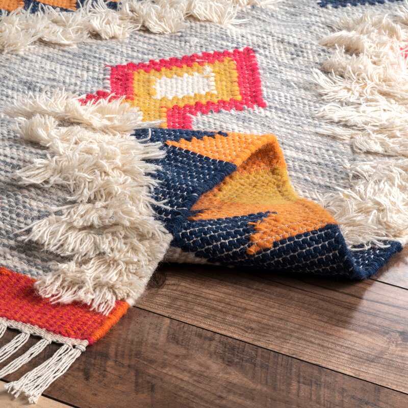 Bohemian Gabeh Rug made from Organic Wool and Vegetable dyes PihueCreations177 - Rug Artist 