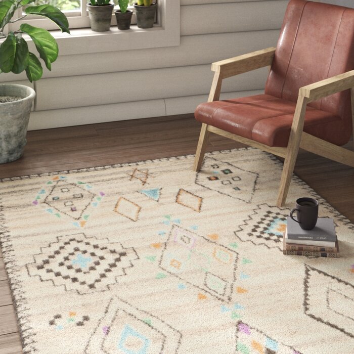 Diamond Dust Beni Ourain Woolen Antique Rug for Living Room, Bed Room - Pihue_Beni225 - Rug Artist 