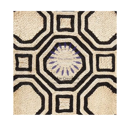 Abaca Handwoven Octagon Lattice Rug